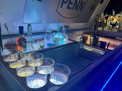 TEAK & STAINLESS POP-UP BAR